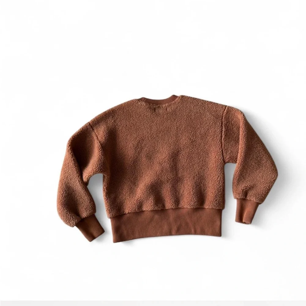 Sold Out Warm Brown Crew Neck Sweater - Picture 4 of 4